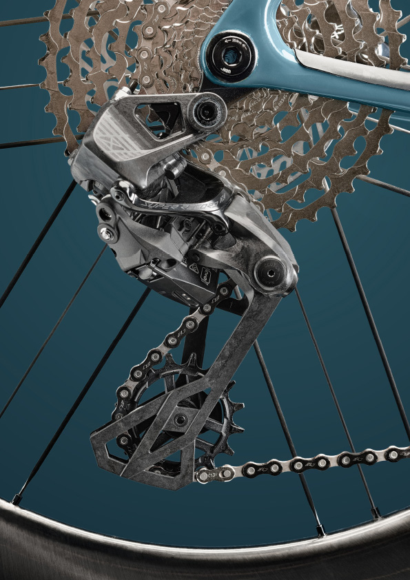 Campagnolo Super Record X rear derailleur detail view